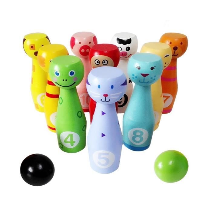 Jetcco Jeux De Quilles Bowling En Bois Jouets De Societe Avec 10 Quilles Et 2 Bowling Boule Pour Les Enfants 3 Ans Et Plus Cdiscount Jeux Jouets Jetcco Jeux De Quilles Bowling En Bois Jouets De Societe Avec 10 Quilles Et 2 Bowling Boule Pour Les Enfants 3 Ans Et Plus Cdiscount Jeux Jouets