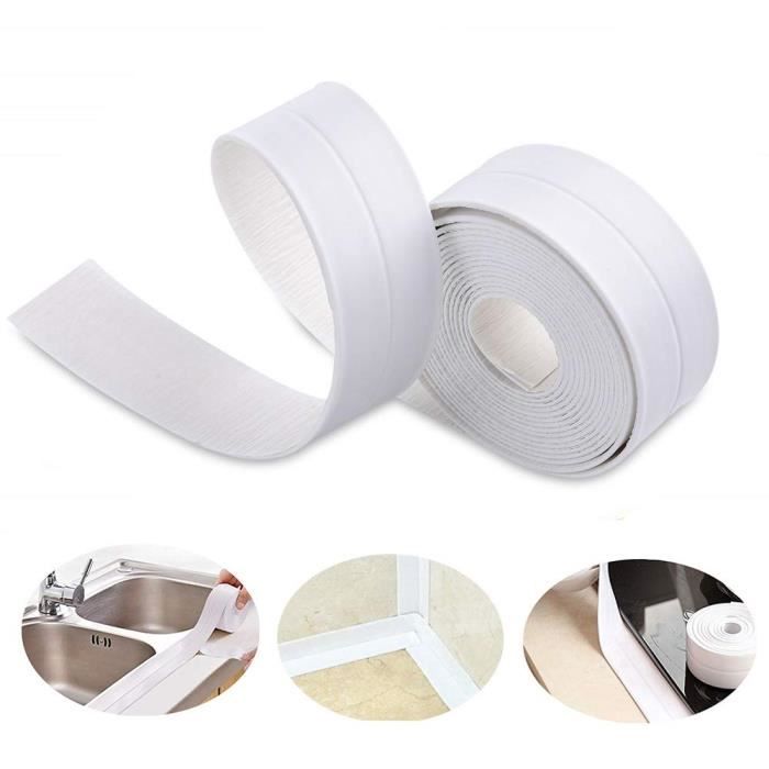 Bande D Etancheite Salle De Bains Joint Silicone Blan Ruban