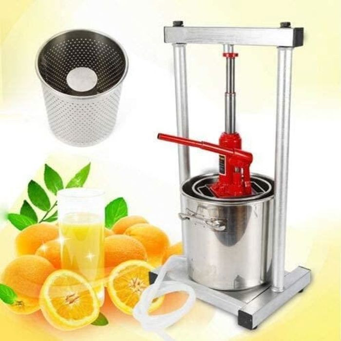 Pressoir A Vin De 12 Litres Pressoir Presse Fruits Hydraulique Raisin Pomme Cidre Achat Vente Presse Fruit Legume Manuel Pressoir A Vin De 12 Litres Cdiscount