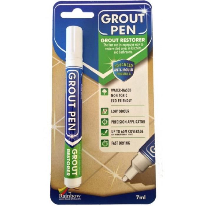 Stylo Joint Coulis Blanc Pour Renover Les Joints De Carrelage