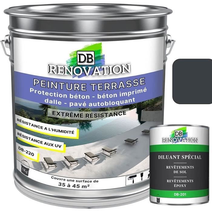 Peinture Sols Coo-var 2,5L Rouge - Intérieur/Extérieur - Béton Et Bois