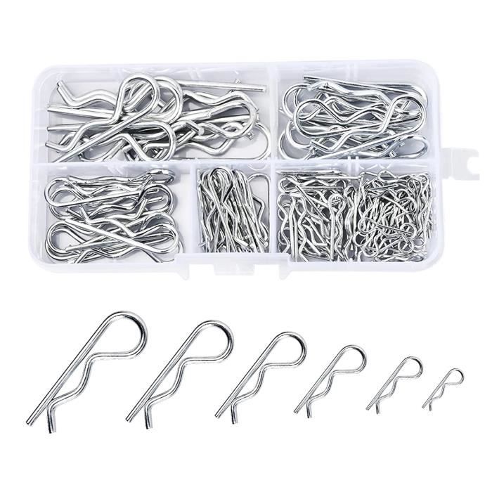 100 Goupilles En Acier Inoxydable 1x15.8mm – Pour Bricolage, Modélisme, Fixation