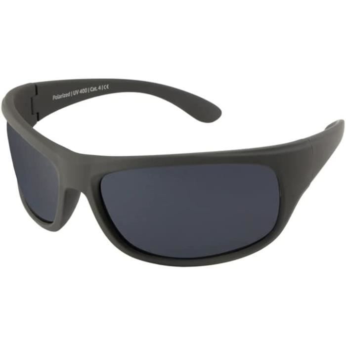 Lunettes de Soleil Verres polarisants EREBOS Tres fonces de Cat. 4 Protection UV 400 Luminosite extreme Montagne et me 414 Anthracite Verres Noirs Teinte Grise Achat Vente lunettes de soleil Cdiscount