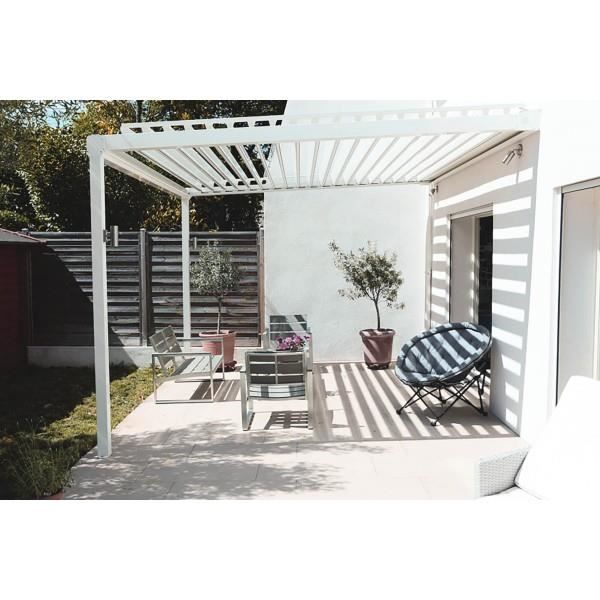 Pergola Bioclimatique Version Gris Anthracite Achat Vente Pergola Pergola Bioclimatique Ver Cdiscount