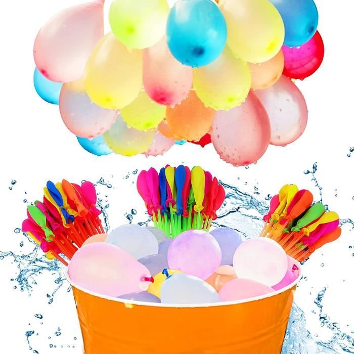 GUBOOM Ballon Eau Bombe à Eau, Auto-scellantes sans Nœuds Bombe à Eau kit,  Remplissage Rapide de 60 Secondes, Ballon d'Eau pour Enfant et Adulte pour