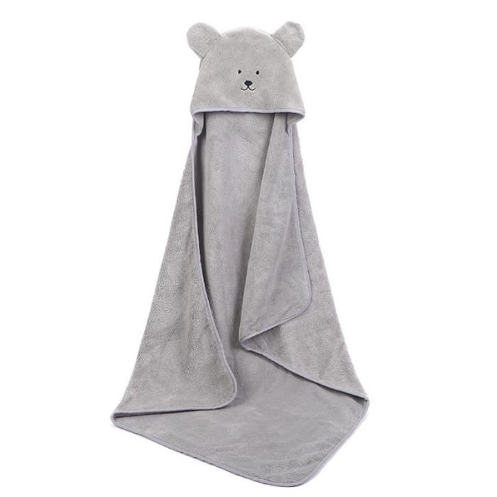 Serviette De Bain En Velours Et Polaire Pour Bebe Poncho Couverture Pour Nouveau Ne 77f4dc8 Cdiscount Maison