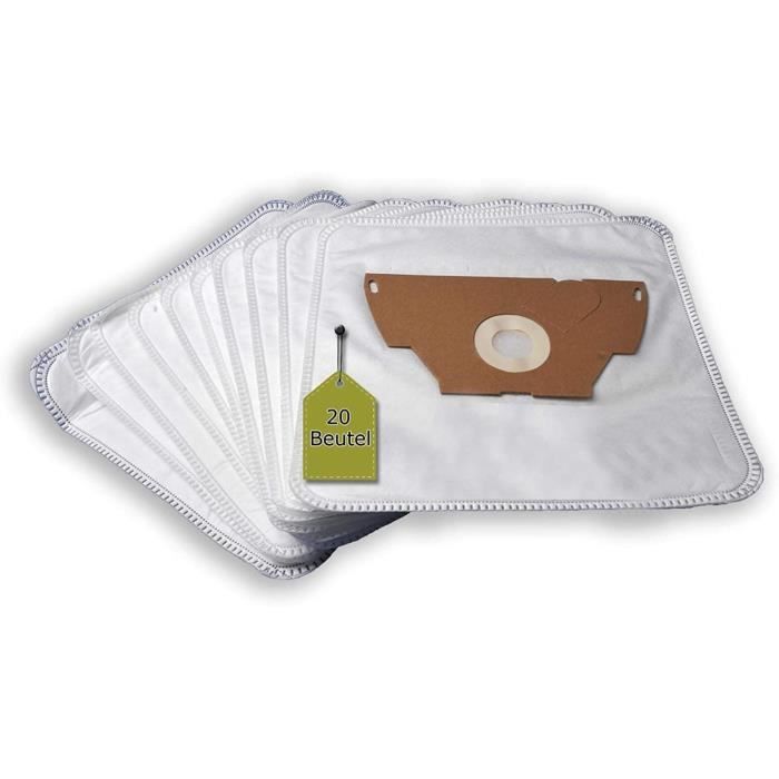 Lot De 20 Sacs D Aspirateur Compatibles Avec Tornado Elyps To 110