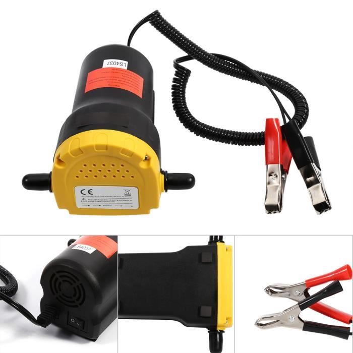 Pompe à vidange extraction huile diesel aspiration Kit vidange auto huile 12V -PAI