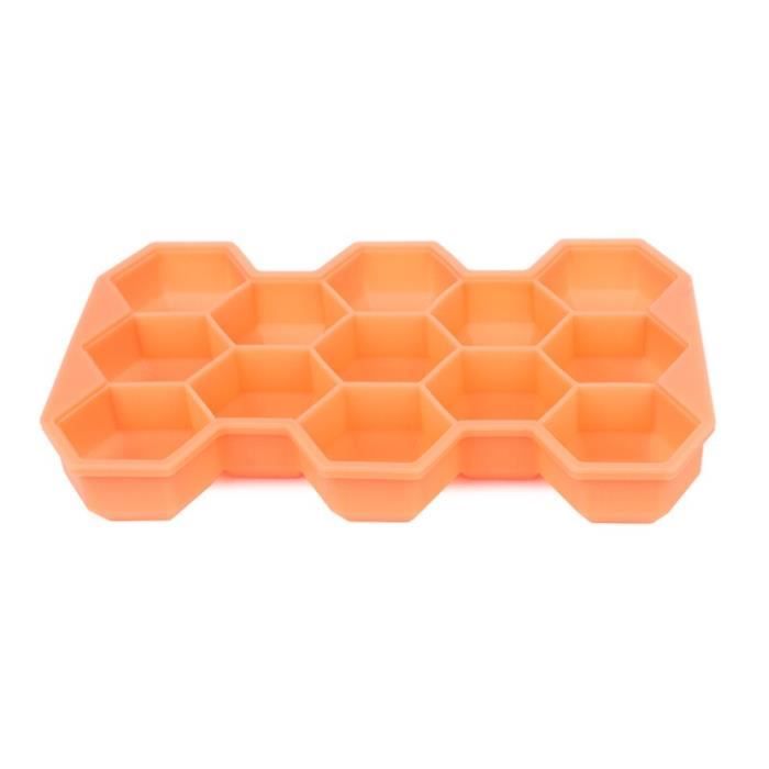 Moule En Silicone Orange En Forme De Tranches - Pour Bonbons Gélifiés - Neuf