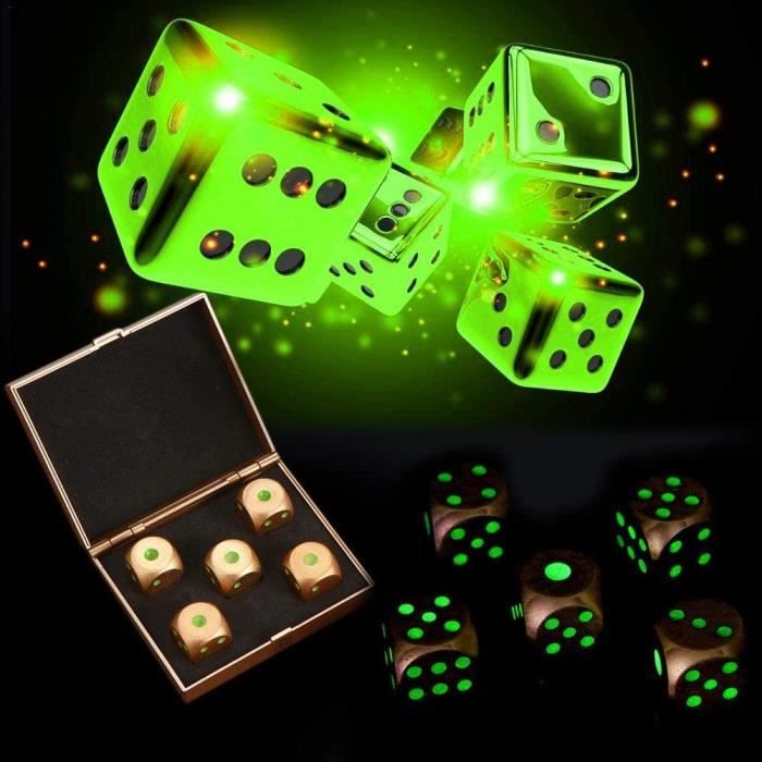 Lot De 7 Dés En Métal Dragon Bronze + Boîte Mini - Accessoires Jeux De Rôle D&D RPG