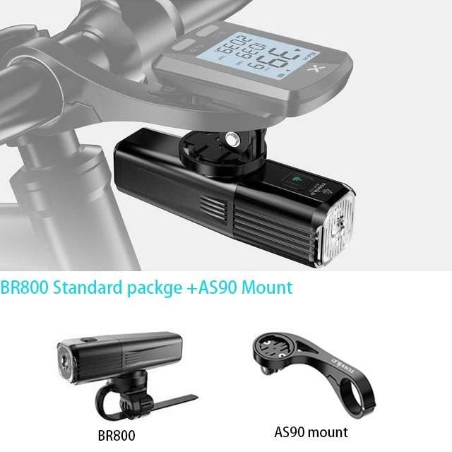 Ensemble d'éclairage de vélo Rechargeable USB-C 800