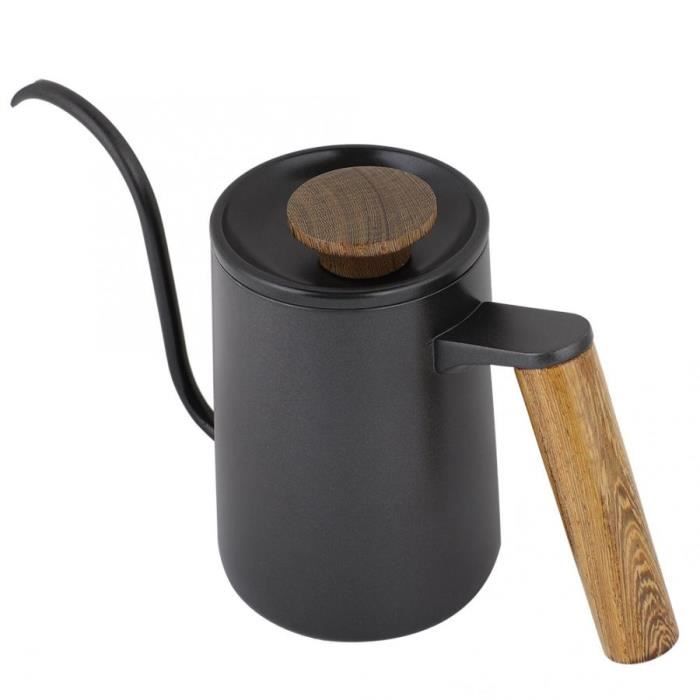 LON 350ML Cafetière en acier inoxydable bouilloire goutte à goutte col de cygne HB013