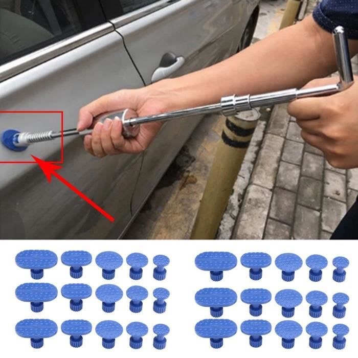 Kit d'outils de débosselage sans peinture pour carrosserie de voiture  languettes de retrait de bosses - Cdiscount Auto