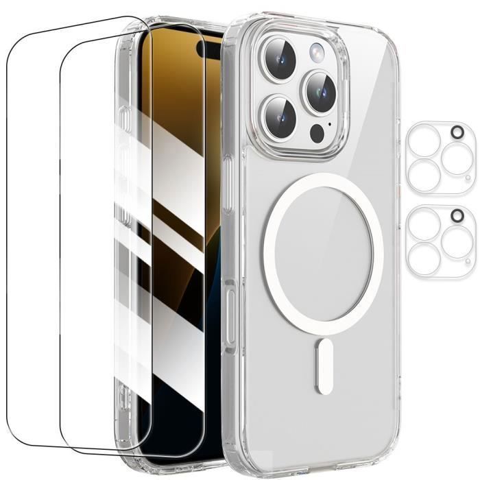 Coque De Protection IPhone 16 Pro Max Mercedes AMG - Motif Carbone Noir En TPU, Neuve