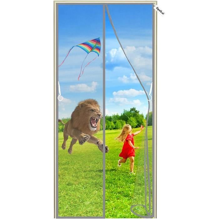 Moustiquaire Fenêtre Magnetique, 90 X 125 Cm Avec Aimants Et Bande Adhesive Moustiquaire Porte AimantéE Anti Insecte Mouche Moustique Pour Porte D