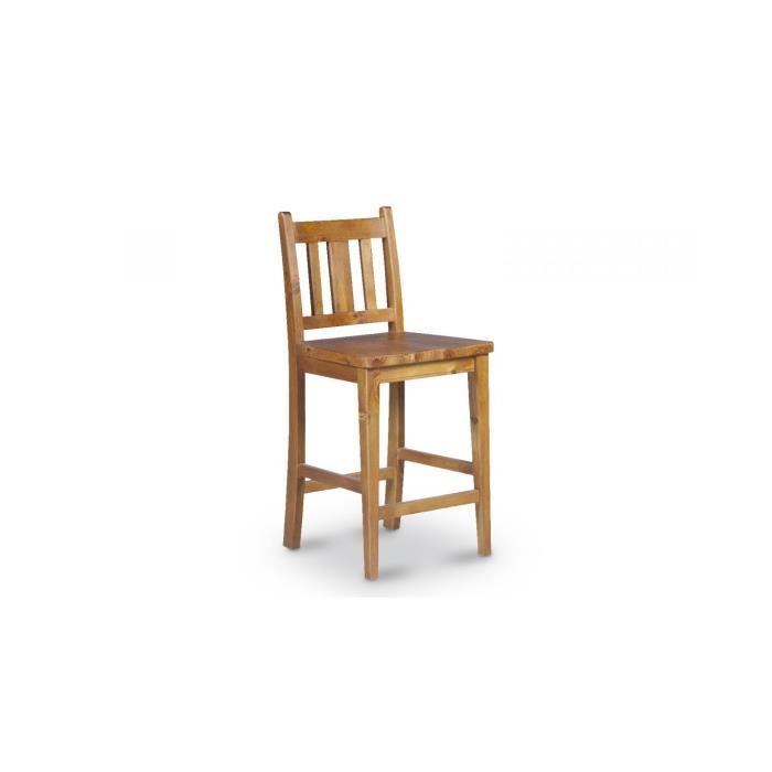 smarttrunc (chaise bois marron 45x45x95cm - décoration d'autrefois,132)