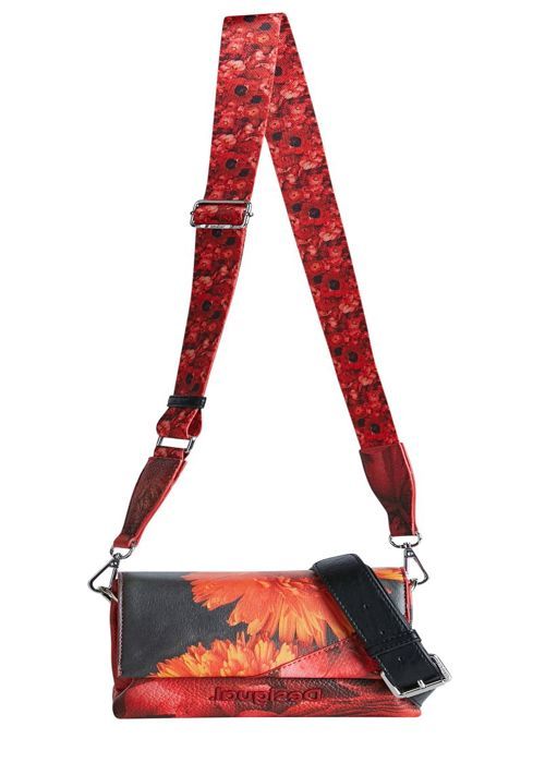 Sac Bandoulière Desigual Lyra Munich – Motif Tutti Fruti Floral, Multicouleur – Neuf Avec étiquettes