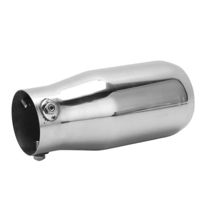 Embout D'Échappement Sport Oval En Acier Inoxydable Chromé - Universel 40-53mm