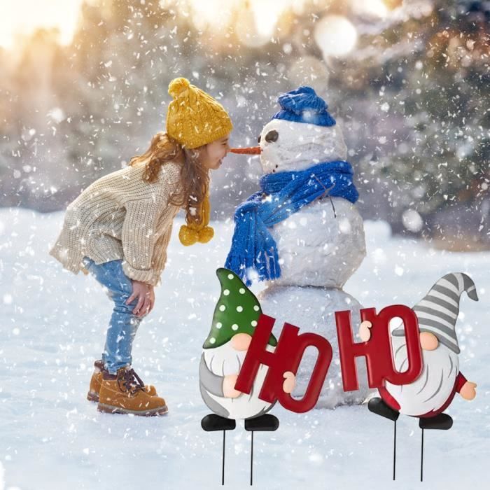 VINZOR Lot De 2 Feuilles Pour Fenêtre De Noël - Décorations