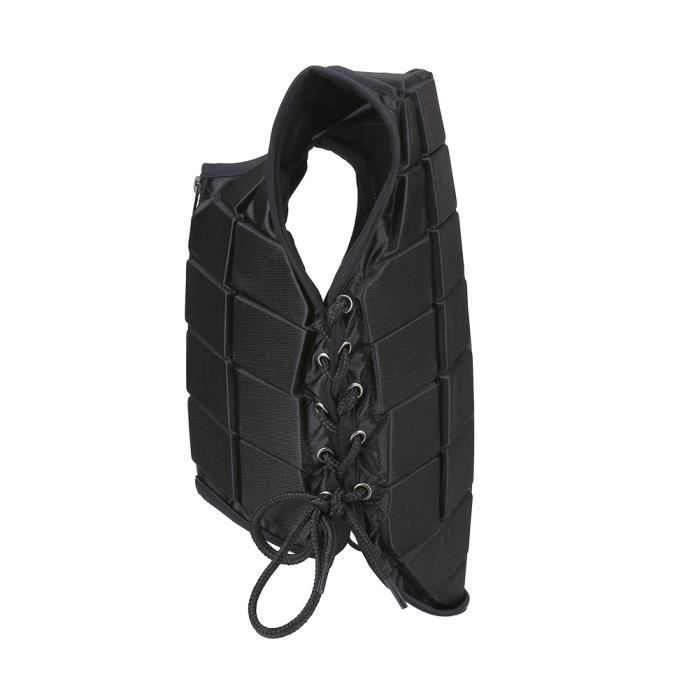 Gilet de protection d'équitation pour enfants FDIT - Confortable et absorbant les chocs - Tailles CS, CM, CL