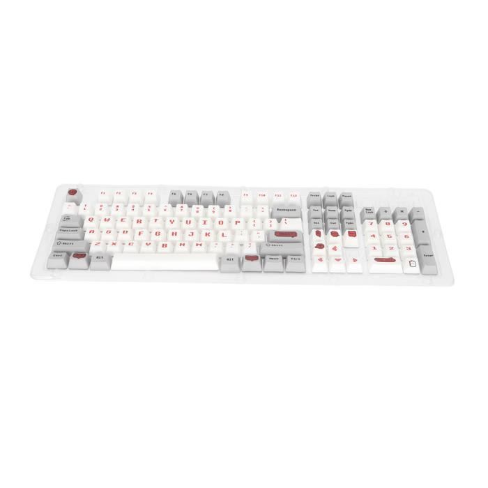 Porte-clés Jouet Anti-stress Clavier – Mini Clavier Clicker à Presser – Plastique Transparent/noir – Pour Se Concentrer Ou Décompresser