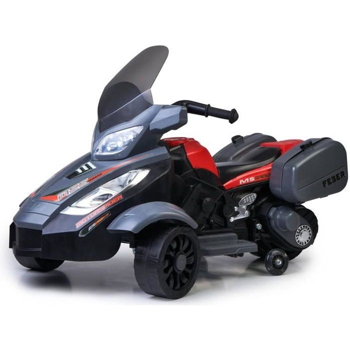 Moto Electrique Spider 12V - FEBER - 3 Roues - Batterie - Pour Enfant à partir de 3 ans