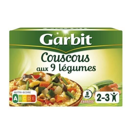 LOT DE 6 - GARBIT - Couscous 9 Légumes Plat cuisiné - boîte de 690 g