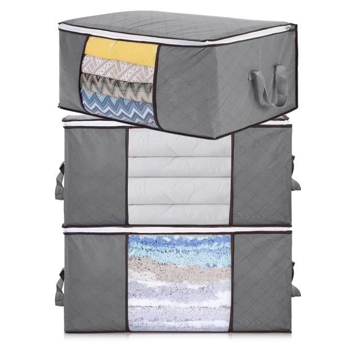 3 PCS Sac de Rangement Pliable Sac de Rangement Sous le Lit