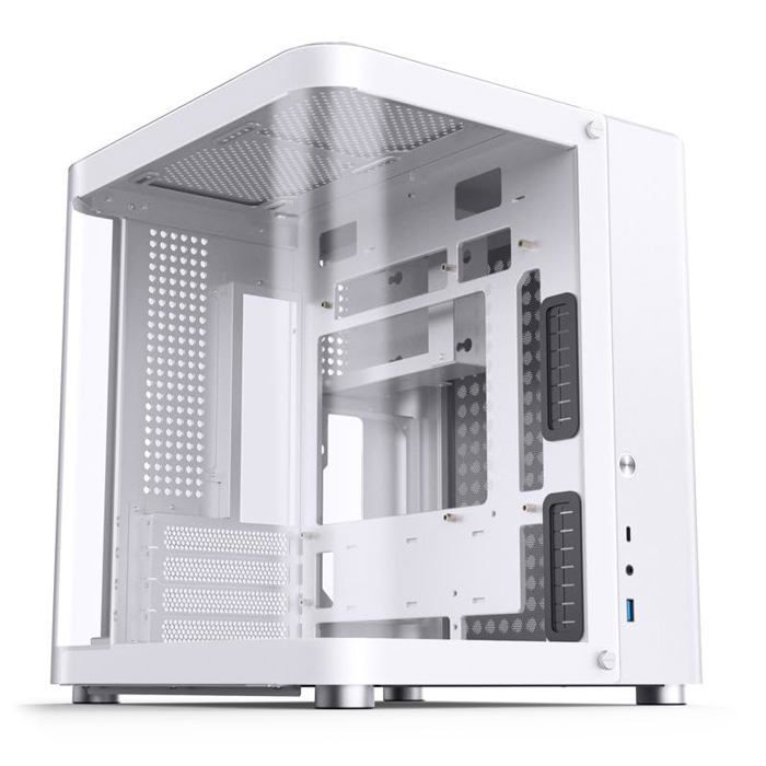 Boîtier Micro-ATX - Jonsbo - TK-1 2.0 - Blanc - GPU 280 mm - Radiateur 240 mm