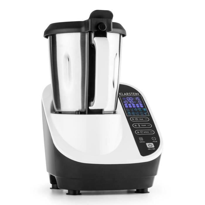 Klarstein Food Circus Robot de cuisine Cuiseur vapeur 10 programmes 500