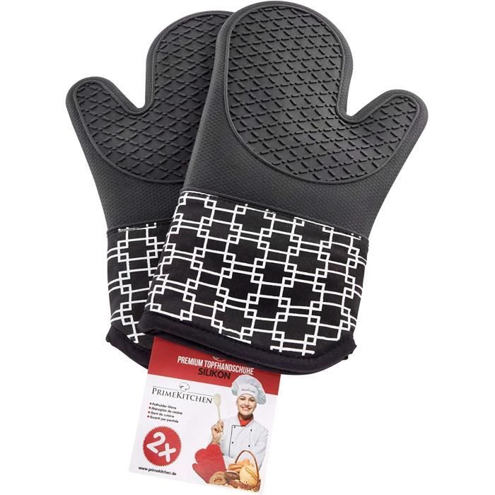 1 Paire De Gants De Cuisine Courts En Silicone Pour Cuisine à 500