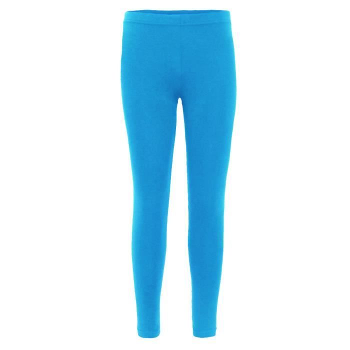 Leggings Enfant Fille Basique Uni Moulant Plein Cdiscount
