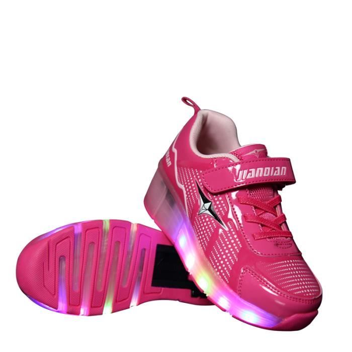 chaussure a roulette avec lumiere