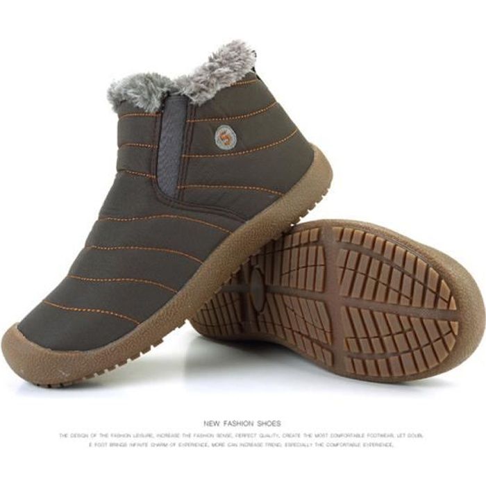 Chaussures basses fourrées homme discount