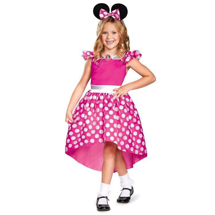 Deguisement Enfant Carnaval Rose Minnie Mouse DISGUISE 109 123 cm 5 6 Ans Cdiscount Jeux Jouets