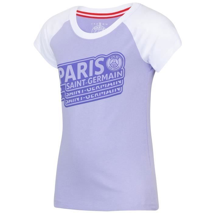 Grenouillère Bébé Fille Officielle PSG - Collection Paris Saint Germain 100% Coton