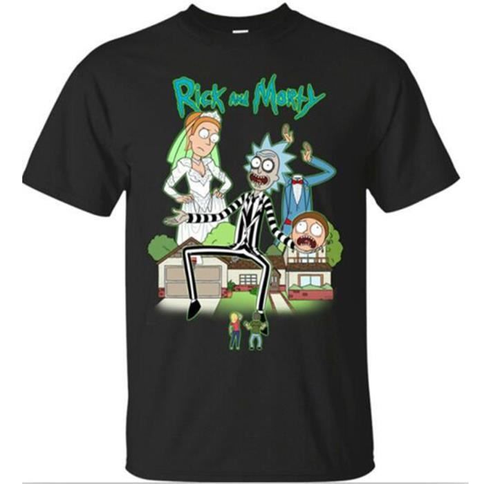 T Shirt Rick Et Morty De Dessin Anime 3d Pour Hommes De La Mode