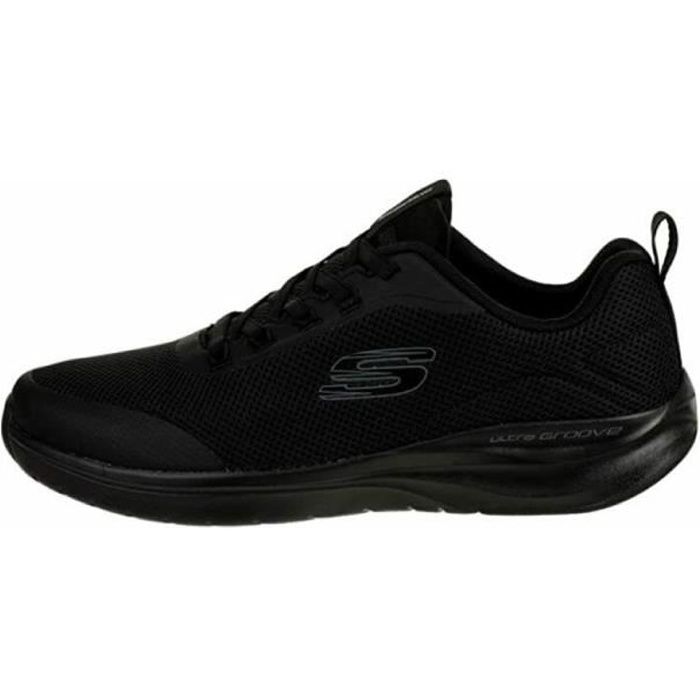 chaussures de fitness skechers ultra groove session live pour homme - noir