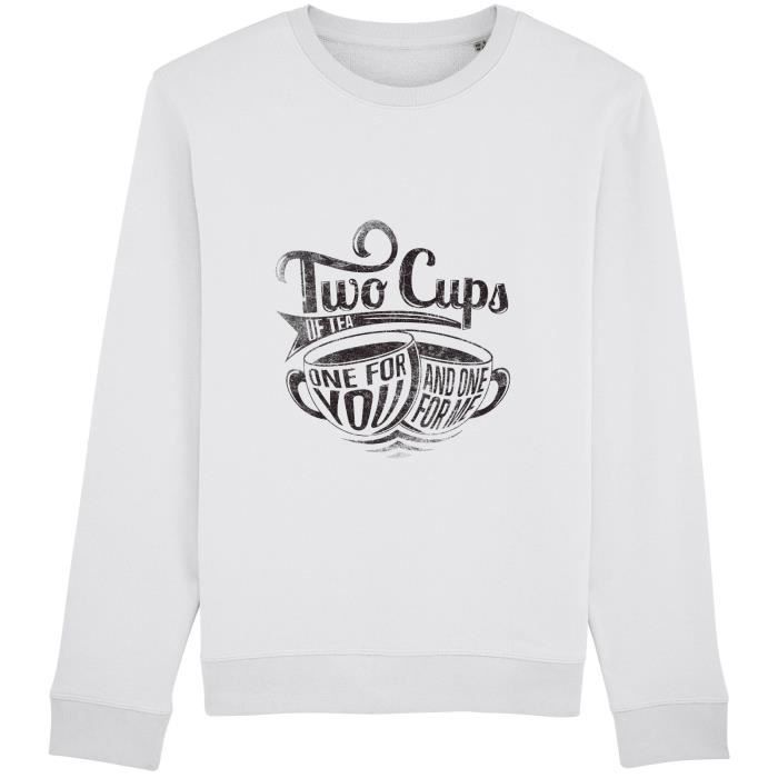 SWEAT UNISEXE Tasse Th Anglais Tradition Boisson Caf G n rosit
