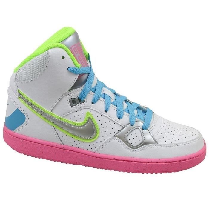 Chaussures NIKE - Son Of Force Mid 616303 012 Black/Black/White/Black -  Sneakers - Chaussures basses - Femme | chaussures.fr