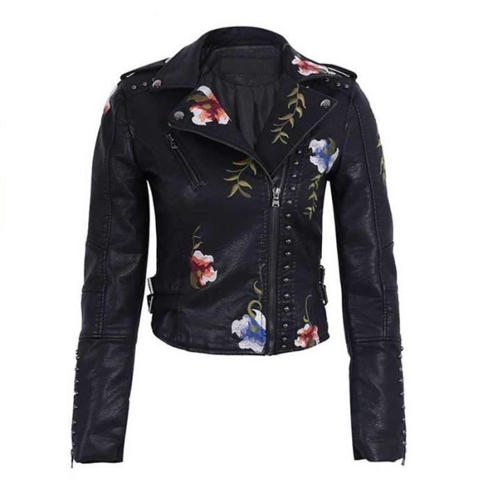 Veste Femme Vintage à Franges - Faux Cuir Souple, Style Western - Blouson Court Mi-Saison - Automne/Hiver - 10