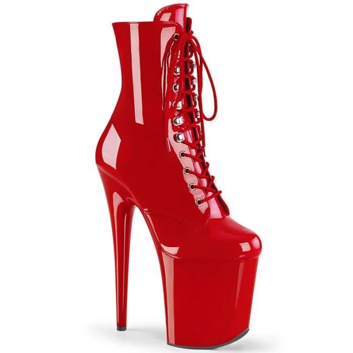 Chaussures Femme a talon Escarpins Cuir en Sexy Pole Dance