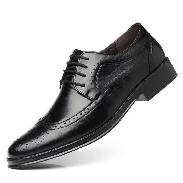 Chaussures Homme Concepts By Claiborne En Cuir Noir - Taille 9.5 US - Occasion - Style Mocassin/slip-on