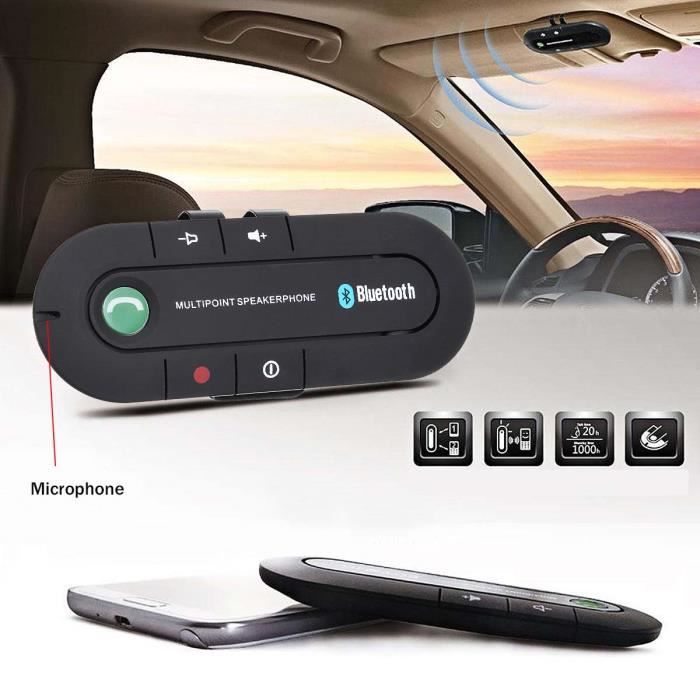 Transmetteur Kit Mains-libres SOAIY S-32 Bluetooth Fixation Pare