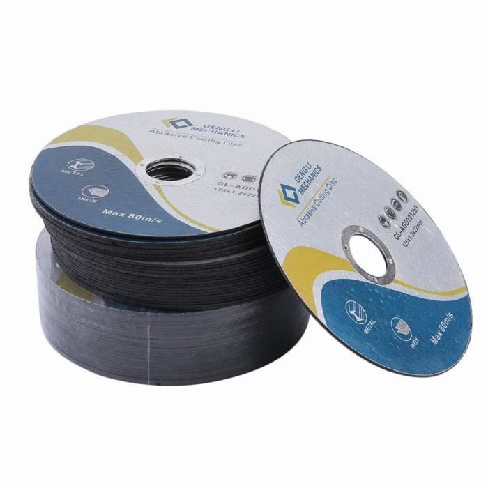 Lot De 50 Disques à Tronçonner 125 X 2 Mm - SBS SA41 - Acier, Inox, Alu