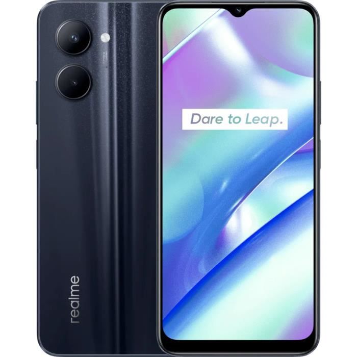Écran LCD + Vitre Tactile Complet Pour Realme C33 4G (RMX3624) - 6.5" Noir - Neuf Garanti 1 An