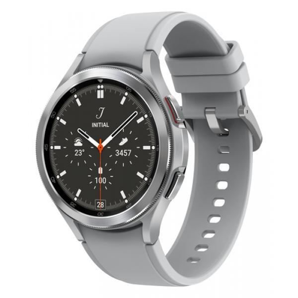 La montre intelligente Samsung Watch 4 R890 Classic Silver EU est un produit comme neuf original et gratuit qui appartient à la