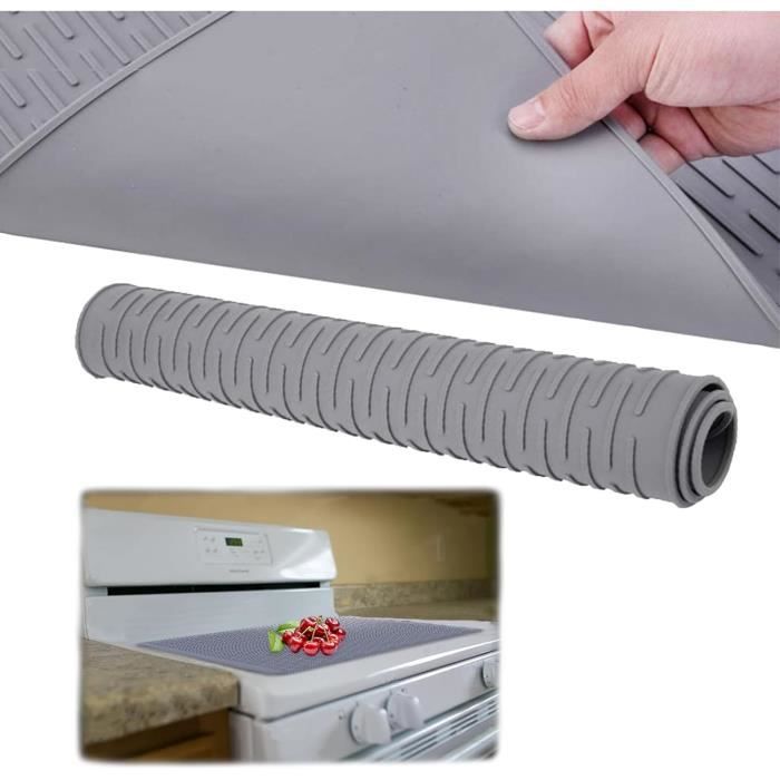 LIFEDYLUK Tapis pour Plaques à Induction 62x53cm, Plaque de Protection Anti- éclaboussures, Tapis de Protection pour Plaques à Induction, Couvercle de Plaque Électrique Antidérapant (Noir LIFEDYLUK Tapis pour Plaques à Induction 62x53cm, Plaque de Protection Anti- éclaboussures, Tapis de Protection pour Plaques à Induction, Couvercle de Plaque Électrique Antidérapant (Noir