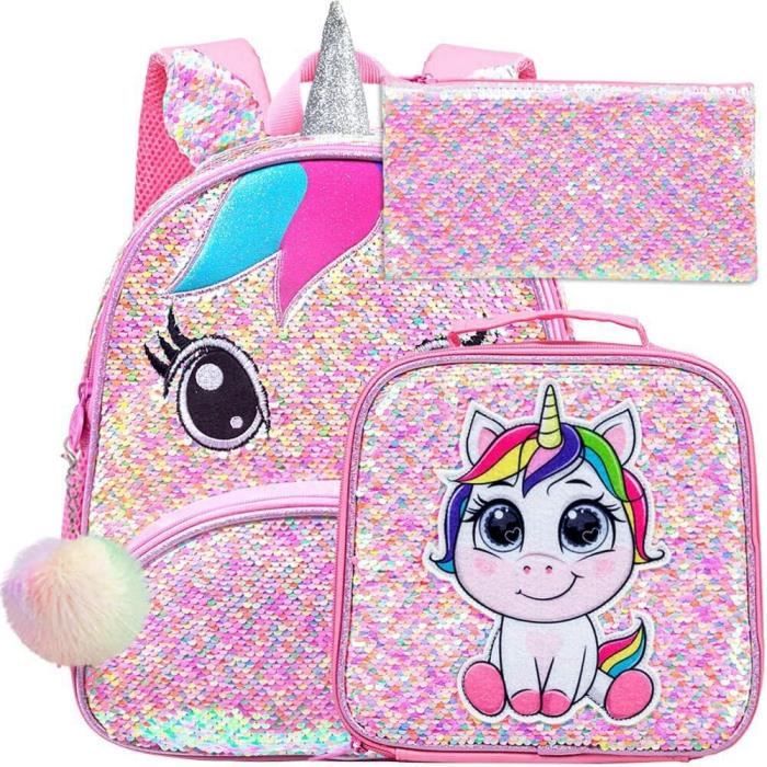 Faambi)Cartable chiot Sac À Dos fille Sac d'École Crèche/ Maternelle/Primaire/école