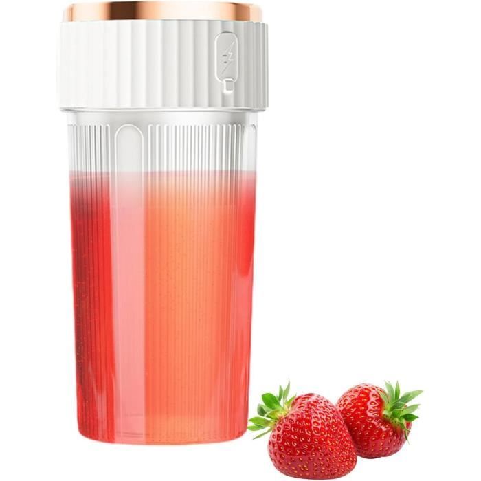 Extracteur-mixeur Numérique Portable 450 Ml - 12 Lames Inox, écran LED, 3 Vitesses, Recharge USB-C